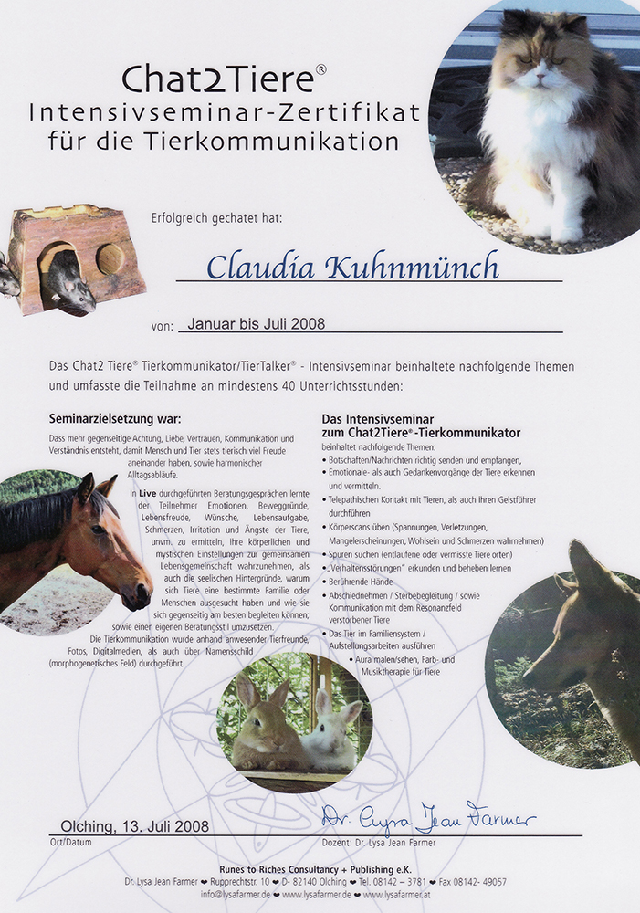 Claudia Kuhnmünch Tier Cranio